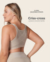 Front Opening Post Surgery Unlined Wireless Posture Corrector Bra
