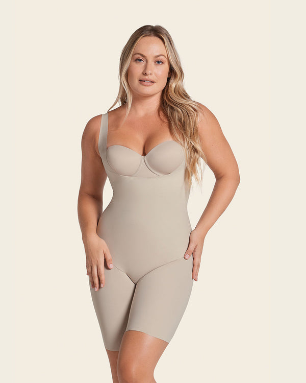 Leonisa Undetectable Step-in Mid-Thigh Body Shaper