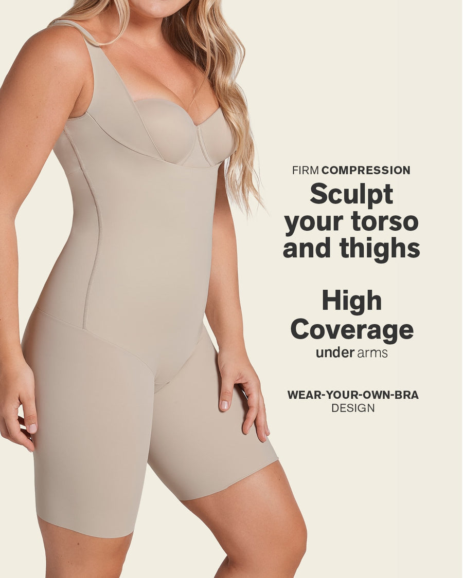 Leonisa Undetectable Step-in Mid-Thigh Body Shaper