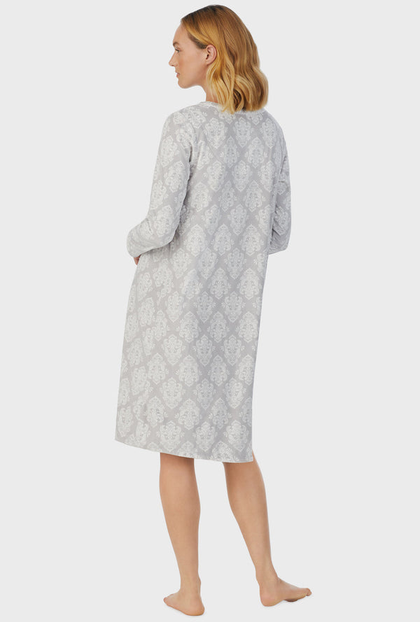 Carol Hochman Icy Damask Fleece Nightgown