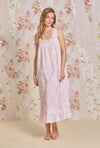 Eileen West Romantic Roses Sleeveless "Eileen" Lawn Cotton Nightgown