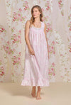 Eileen West Romantic Roses Sleeveless "Eileen" Lawn Cotton Nightgown