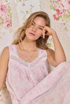 Eileen West Romantic Roses Sleeveless "Eileen" Lawn Cotton Nightgown