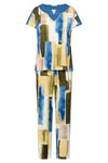 Feraud Paris All Cotton Graphic Print Pajamas