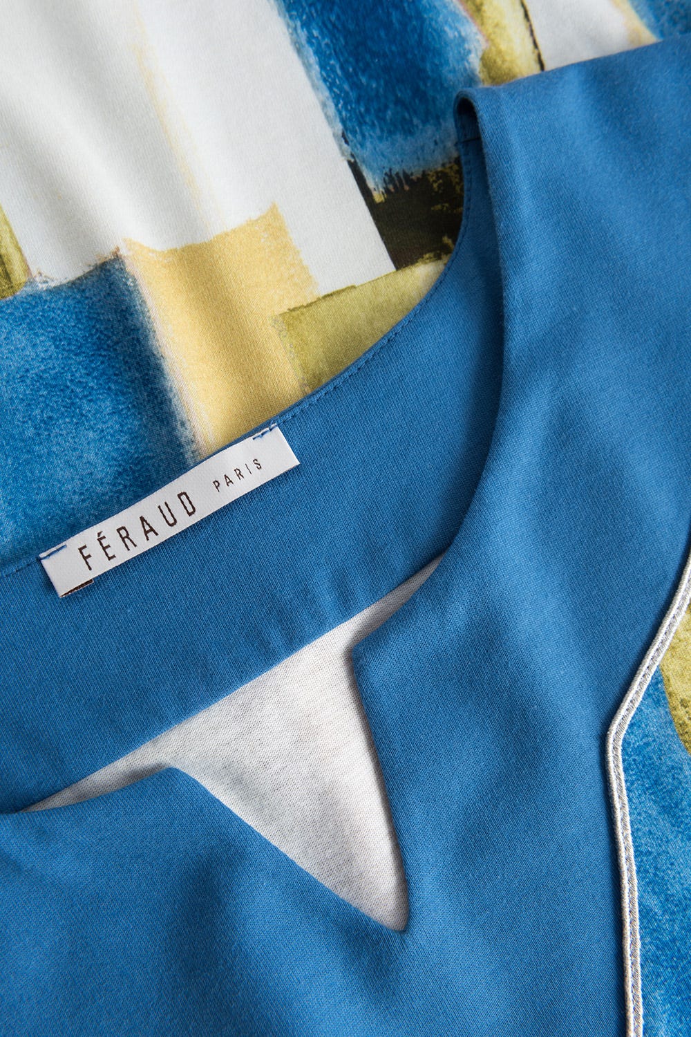 Feraud Paris All Cotton Graphic Print Pajamas