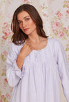 Eileen West Heritage Cotton Flannel Embroidery Waltz Nightgown