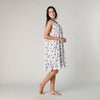 Mahogany Ladybug Sleeveless Nightgown