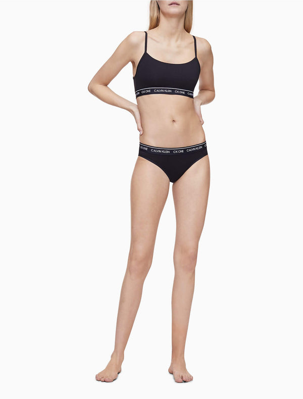 Calvin Klein ONE Stretch-Fit Cotton-Blend Bralette