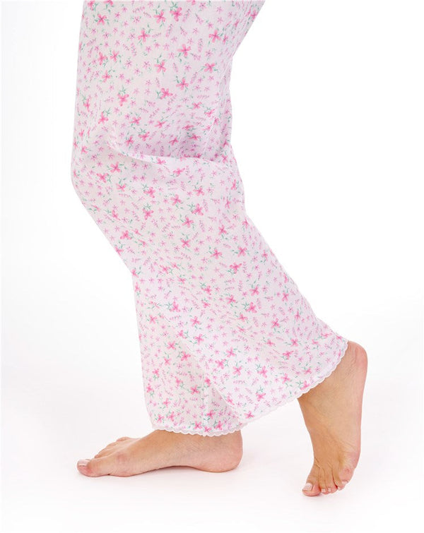 Slenderella Ditsy Floral Woven Lawn Cotton Pajamas