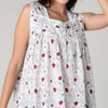 Mahogany Ladybug Sleeveless Nightgown