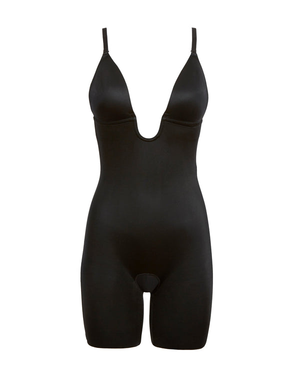 SPANX Suit Your Fancy Plunge Low-back Mid-thigh Bodysuit