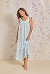 Eileen West Candy Floral "Eileen" Lawn Cotton Nightgown