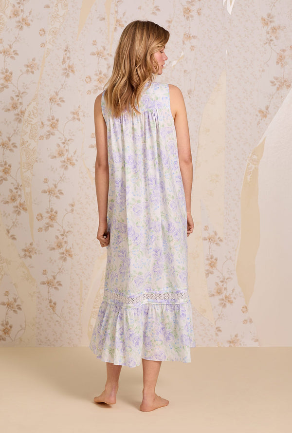 Eileen West The "Eileen" Lavender Echo Cotton Lawn Ballet Nightgown