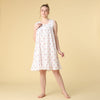 Mahogany Ella Short Cotton Sleeveless Nightgown