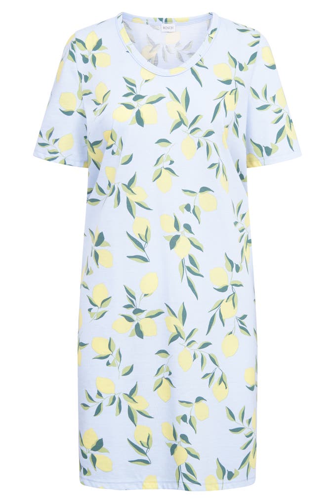 Rosch Cotton Lemon Print Short Sleeve Nightgown