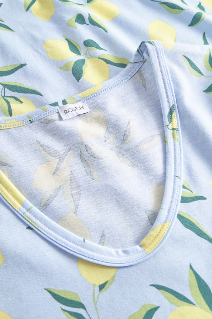 Rosch Cotton Lemon Print Short Sleeve Nightgown