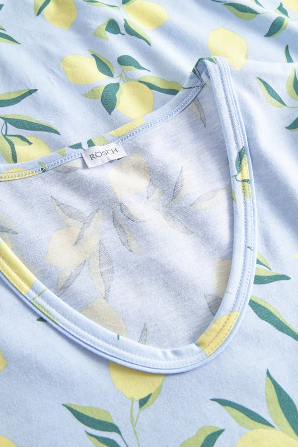 Rosch Cotton Lemon Print Short Sleeve Nightgown