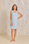 Eileen West Floral Allover Tencel™ Modal Sleeveless Chemise