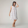 Mahogany Ladybug Sleeveless Nightgown