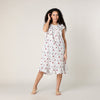 Mahogany Ladybug Cap Sleeve Nightgown