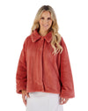 Luxury Waffle Fleece 24" Button Bedjacket