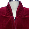 Diamond Tea 142 Cotton Velour Zip Up Robe