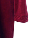 Diamond Tea 142 Cotton Velour Zip Up Robe