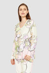 Feraud Paris Pure Cotton Abstract Print Pajamas