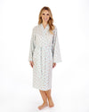 Floral Dobby Dot Woven Cotton Kimono Wrap