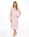 Floral Dobby Dot Woven Cotton Kimono Wrap