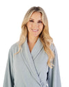 Super Soft Rib Textured 42" Shawl Collar Wrap