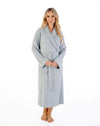 Super Soft Rib Textured 42" Shawl Collar Wrap