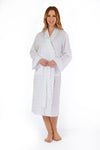 Dobby Dot 45" Woven Cotton Kimono Wrap