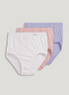 Jockey 3 Pack Elance Cotton Full Briefs
