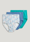 Jockey 3 Pack Elance Cotton Full Briefs