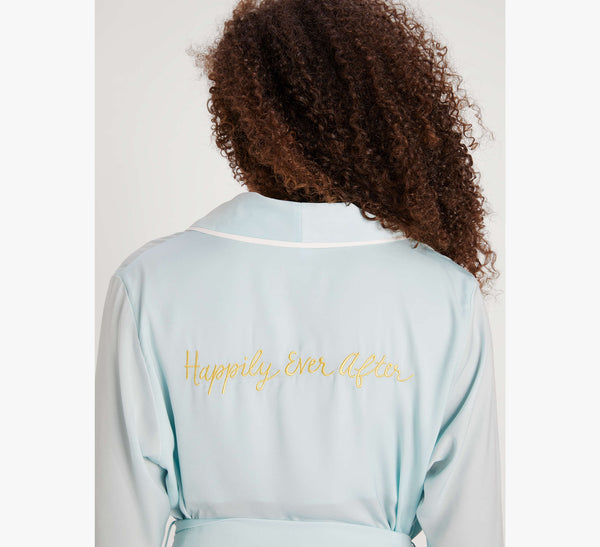 Kate Spade NewYork Cotton Blend Bridal Happily Ever After Robe