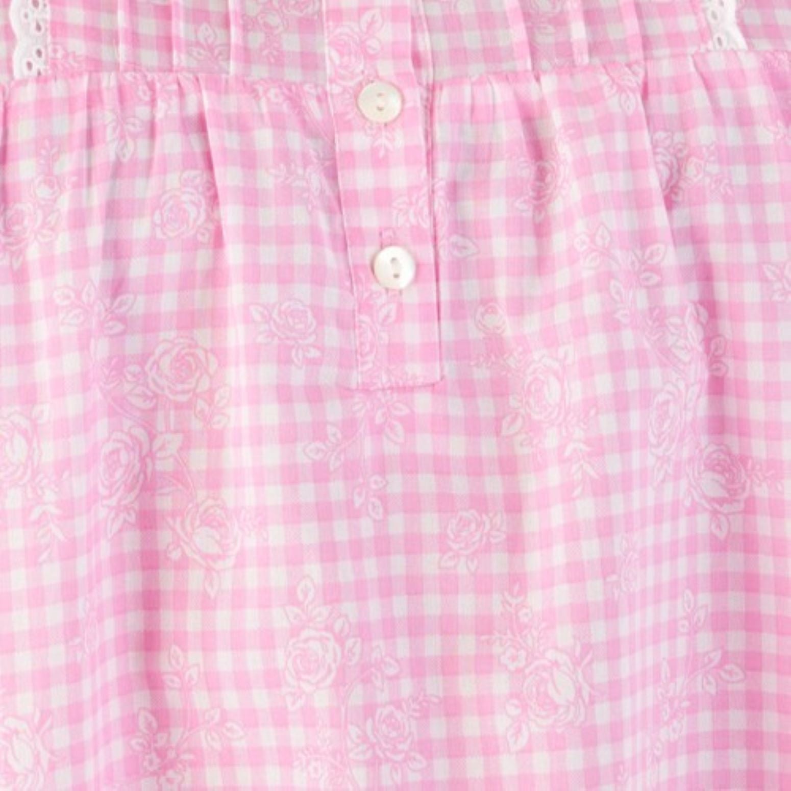 Slenderella Floral Gingham Print 42