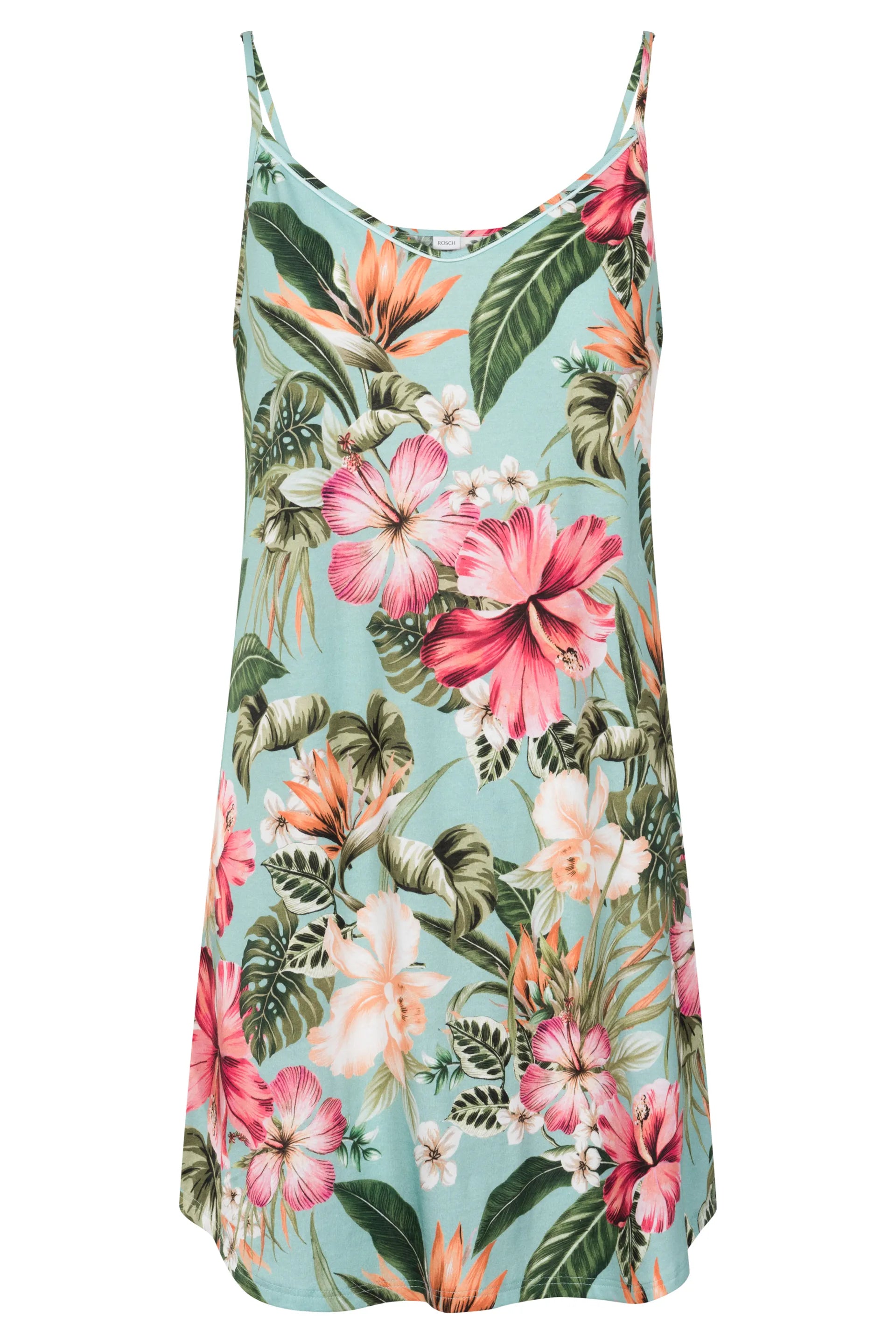Rosch Cotton & Modal Botanical Print Strappy Nightgown