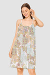 Rosch Woven Voile Cotton Paisley Strappy Nightgown