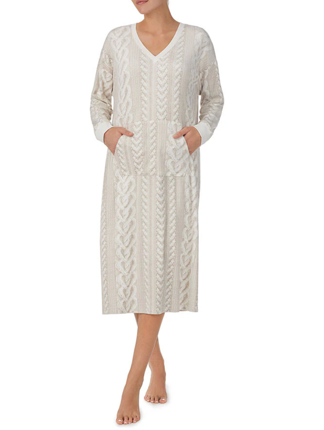 Stretch Velour Lounger Nightgown