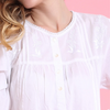 Kelly Long Sleeve 100% Woven Cotton Gown
