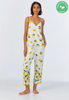 BedHead Citrus Blossom Cami Organic Jersey Cotton Cropped PJ Set