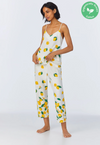 BedHead Citrus Blossom Cami Organic Jersey Cotton Cropped PJ Set