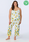 BedHead Citrus Blossom Cami Organic Jersey Cotton Cropped PJ Set