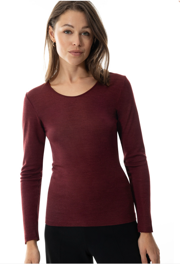 mey Serie Wool Love Long-Sleeve T-Shirt – Merino & Silk Luxe
