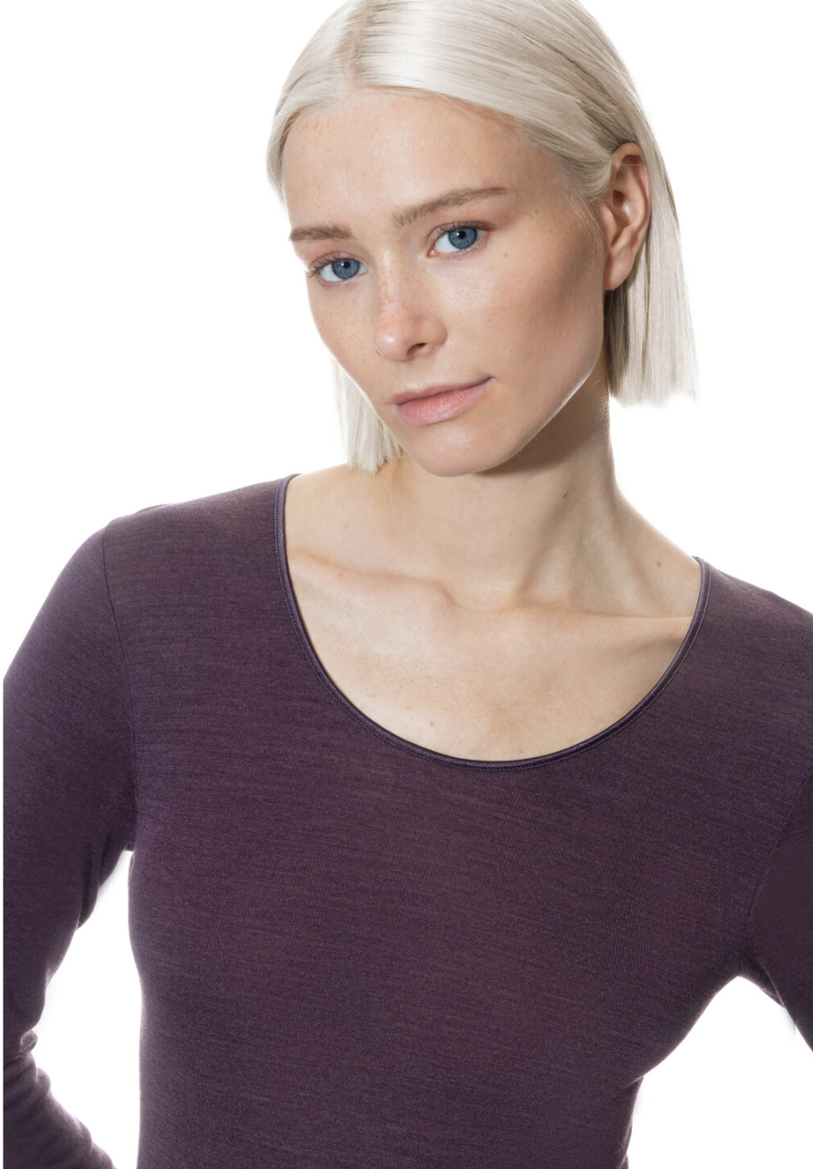 mey Serie Wool Love Long-Sleeve T-Shirt – Merino & Silk Luxe