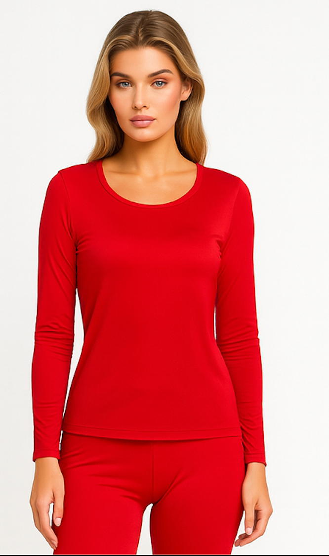 Aura Silk Knit Long Sleeve Top