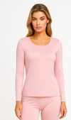 Aura Silk Knit Long Sleeve Top