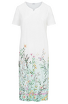 Rosch Cotton Short Sleeve Long Nightgown