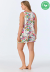 BedHead Full Bloom Sleeveless Organic Cotton Jersey Shorts Set
